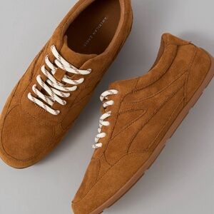 American Eagle Outfitters Tan Suede Sneakers